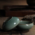 Buddha Stones Colorful Koi Fish Ceramic Teacup Kung Fu Tea Cup Bowl Cup BS 3