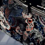 Buddha Stones Butterfly Flowers Metal Handle Handbag Handbags BS 4