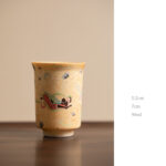 Buddha Stones Dunhuang Color Thousand Buddhas Flying Apsaras Pattern Gaiwan Teacup Kung Fu Tea Cup With Lid Cup BS Dunhuang Flying apsaras 5.2cm*7cm*90ml