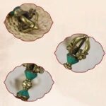 Buddha Stones Tibetan Five Prong Vajra Dorje Handcrafted Nepal Spiritual Power Copper Decoration Dorje BS 9