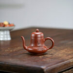 Buddha Stones Vintage Bamboo Peach Blossom Purple Clay Kung Fu Teapot Teapot BS 15