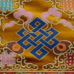 Buddha Stones Prayer Altar Mat Healing Meditation Vajra Auspicious Symbols Prayer Altar BS 12