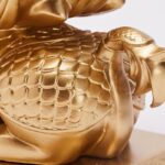 Buddha Stones Lion Statue Strength Resin Home Office Decoration Decorations BS 9
