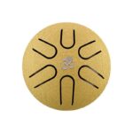 Buddha Stones Mini Steel Tongue Drum 3 Inch Sound Healing Drum Kit Drum Kit BS 10