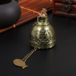 Buddha Stones Feng Shui Buddha Koi Fish Dragon Elephant Wind Chime Bell Luck Wall Hanging Decoration Decorations BS Koi Fish