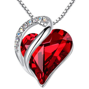 Buddhastoneshop Love Heart Birthstone Healing Energy Necklace Pendant (Extra 30% Off | USE CODE: FS30) Necklaces & Pendants BS main