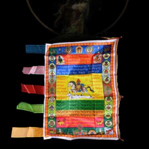 Buddha Stones Tibetan Colorful Windhorse Protection Outdoor Prayer Flag Decoration (Extra 35% Off | USE CODE: FS35) Decorations buddhastoneshop main