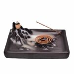 Buddha Stones Mountains Flowing Water Ceramic Blessing Backflow Incense Burner Incense Burner BS 9