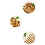 Buddha Stones Natural Green Sandalwood Lotus Flower Leaf Engraved Soothing Comb Comb BS 13