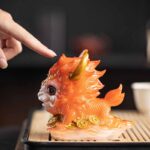 Buddha Stones Color Changing Small Kirin Resin Tea Pet Home Figurine Decoration Decorations BS 5