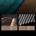 Buddha Stones Kalimba 17 Keys Thumb Piano Mahogany Wood Acacia Walnut Portable Finger Piano 9