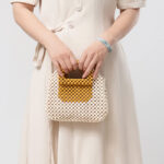 Buddha Stones Hand-woven Wooden Beads Square Tote Handbag Handbags BS 5