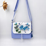 Buddha Stones Embroidered Camellia Epiphyllum Gardenia Sakura Flowers Crossbody Bag Shoulder Bag Cellphone Bag Crossbody Bag BS 46