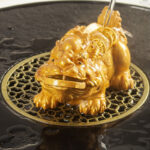 Buddha Stones Color Changing Small PiXiu Copper Coins Resin Tea Pet Wealth Home Figurine Decoration Decorations BS 7