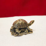 Buddha Stones Mini Small Frog Turtle Koi Fish Snail Crab Copper Wealth Home Decoration Decorations BS Copper Coin Turtle