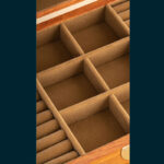 Buddha Stones Antique Handmade Rosewood Jewelry Storage Box Lockable Large Double Layer Flower Wooden Gift Organizer Box Jewelry Storage Box BS 9