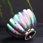 Buddha Stones Rainbow Color Jianzhan Ceramic Teacup Kung Fu Tea Cup Bowl Jian Zhan Tea Cup BS 4