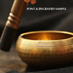 Buddha Stones Tibetan Sound Bowl Handcrafted for Relaxation and Mindfulness Meditation Singing Bowl Set Singing Bowl buddhastoneshop 11
