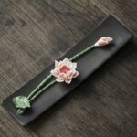 Lotus Peony Rose Flower Ceramic Spiritual Incense Burner (Extra 30% Off | USE CODE: FS30) Incense Burner BS Pink Lotus