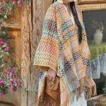 Buddha Stones Tibetan Shawl Colorful Wavy Striped Shapes Tassels Winter Cozy Travel Scarf Wrap Tibetan Shawl BS 7