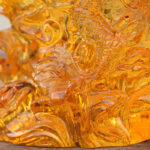 Buddha Stones Handmade Chinese Zodiac Yellow Dragon Liuli Crystal Art Piece Luck Protection Home Office Decoration Decorations BS 6