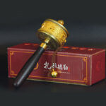 Buddha Stones Tibetan Lucky Prayer Wheel Six True Words Decoration Decorations BS 10