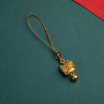 Buddha Stones Dancing Lion Auspicious Ruyi Safe Peace Rich Copper Wealth Phone Hanging Decoration Phone Hanging Decoration BS Dancing Lion Simple Design