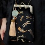 Buddha Stones Small Dragonfly Metal Chain Crossbody Bag Shoulder Bag Cellphone Bag Crossbody Bag BS 6