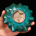 Buddha Stones Tibetan Lotus Blessing Incense Burner Decoration Decoration BS 9