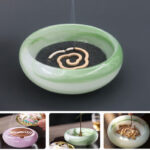 Buddha Stones Nine Tailed Fox Liuli Crystal Healing Meditation Incense Burner Incense Burner BS 15