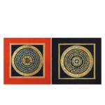 Buddha Stones Tibetan Handmade Thangka Painting Spiritual Blessing Blind Box Random Color Pattern Tibetan Thangka BS 24