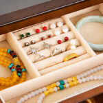 Buddha Stones Retro Solid Wood Jewelry Box Jewelry Storage Box With Drawer Jewelry Box BS 11