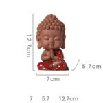 Buddha Stones Mini Gautama Buddha Sakyamuni Kwan Yin Avalokitesvara Ksitigarbha Serenity Ceramic Desk Decoration Decorations BS 11