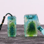 Buddha Stones Feng Shui Handmade Liuli Crystal Art Piece Home Office Decoration Decorations BS 1