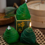 Buddha Stones Dragon Boat Festival Zongzi Pattern Scented Candle Gift For Family Friends Candles BS 18