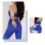 Buddha Stones 2Pcs Simple Tie Dye Print Crop Tank Top High Waist Pants Sports Gym Outfits Women's Yoga Sets Women's Yoga Sets BS 13
