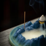 Buddha Stones Creative Mountain River Ceramic Healing Backflow Incense Burner Incense Burner BS 16