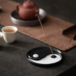 Buddha Stones Yin Yang Zen Balance Incense Holder Incense Burner BS 1