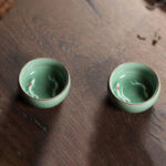 Buddha Stones Colorful Koi Fish Ceramic Teacup Kung Fu Tea Cup Bowl Cup BS 27