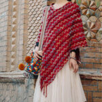 Buddha Stones Tibetan Colorful Striped Shawl Tassels Pullover Winter Cozy Travel Scarf Wrap Tibetan Shawl BS 17