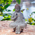 Buddha Stones Meditating Zen Buddha Serenity Resin Statue Figurine Home Decoration Decorations BS 21