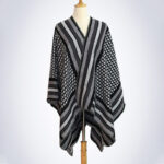 Buddha Stones Tibetan Shawl Classic Pattern Winter Cozy Warm Travel Scarf Wrap Tibetan Shawl BS 29