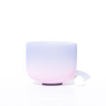 Buddha Stones Tibetan Crystal Sound Bowl Candy Color Handcrafted for Yoga and Mindfulness Meditation Singing Bowl Singing Bowl buddhastoneshop 8 IN (20.3CM) Lavender