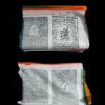 Buddha Stones Tibetan 5 Colors Windhorse Scriptures Auspicious Outdoor Prayer Flag TIBETAN PRAYER FLAGS buddhastoneshop 9