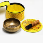 Buddha Stones Tibetan Sound Bowl Handcrafted for Yoga Mindfulness and Meditation Singing Bowl Set Singing Bowl buddhastoneshop main