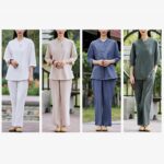 Buddha Stones 2Pcs Shirt Top Pants Meditation Zen Tai Chi Cotton Linen Clothing Women's Set Women's Meditation Cloth BS 20