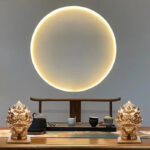 Buddha Stones Lion Statue Strength Resin Home Office Decoration Decorations BS 5