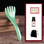 Resin Gua Sha Massage Comb Tool Set Gua Sha Tool BS Green