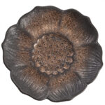 Buddha Stones Vintage Lotus Flower Ceramic Cup Mat Pad Tea Cup Coaster Kung Fu Tea Mat Cup Mat BS 13