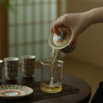 Buddha Stones Dunhuang Color Thousand Buddhas Flying Apsaras Pattern Gaiwan Teacup Kung Fu Tea Cup With Lid Cup BS 4